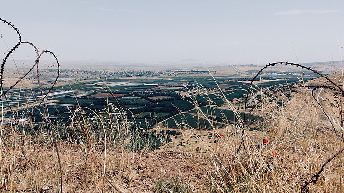 View on the Golan Heights